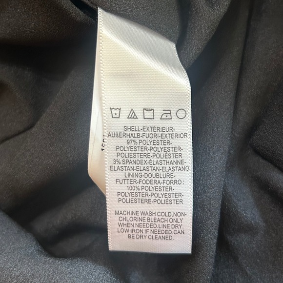 Dress the Population Black One Shoulder Bow Detail Midi Cocktail Dress Size S - Picture 14 of 15